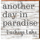 Another Day in Paradise Buckeye Lake Ohio | Wall Art Print on Real Wood
