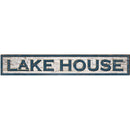 Lake House Shabby Sign | Wall Art Print on Real Wood
