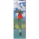 Channel Marker | Wall Art Print on Real Wood