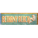 Bethany Beach Mermaid Colorful Sign | Wall Art Print on Real Wood