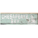 Chesapeake Bay Sailboat Green | Wall Art Print on Real Wood
