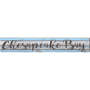 Chesapeake Bay Blue Boards | Wall Art Print on Real Wood