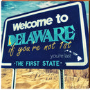 First State Welcome to Delaware | Wall Art Print on Real Wood