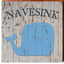 Navesink Blue Whale | Wall Art Print on Real Wood