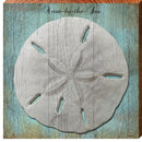 Avon-By-The-Sea Sand Dollar | Wall Art Print on Real Wood