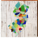 Home Beach Home | Wall Art Print on Real Wood