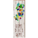 Home Beach Home | Wall Art Print on Real Wood
