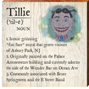 Tillie Definition | Wall Art Print on Real Wood