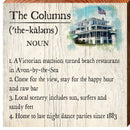 The Columns Definition | Wall Art Print on Real Wood