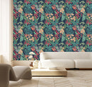 Elegant Exotic Flowers Wallpaper Chic Quality