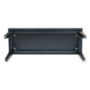 Solid Wood Entryway Accent Bench in Black Finish