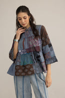 Bohera Tangled Spice Patchwork Top in Caravan Red