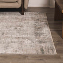 Fallin Gray Thick Luxe Abstract Striped Rug