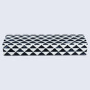 Decorative Boxes Marquet Prism Pattern Resin Inlay Collection in 10x2.5x1.5 inches