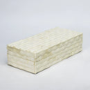 Ivory Bamboo Bone Inlay Decorative Storage Box in 7 Sizes