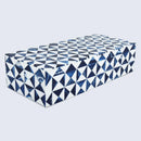 Marquet Indigo Resin Inlay Decorative Storage Box