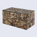 Kept Paradox Pattern Decorative Storage, Horn Inlay in 7 Sizes, Brown