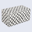 Moroccan Pattern Decorative Storage Box, Bone & Resin Inlay in 9 Sizes, Black & White