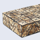 Kept Paradox Pattern Decorative Storage, Horn Inlay in 7 Sizes, Brown