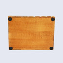 Kept Safari Pattern Decorative Storage, Resin Inlay & Wood in 7 Sizes, Brown-White