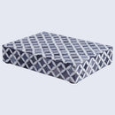 Star Pattern Decorative Storage Box, Bone & Resin Inlay in 7 Sizes, Grey