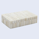 Stem Pattern Decorative Storage Box, Bone Inlay in 7 Sizes, Ivory