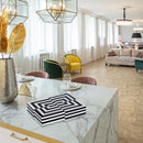 Decorative Boxes Puzzle Slide Pattern Resin Inlay Collection in 8x6x1.5 inch