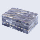 Aegean Coral Bone Inlay & Brass Decorative Storage Box in 2 Sizes