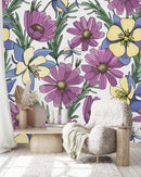 Voguish Floral Wallpaper Sophisticated