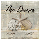 The Dunes Triple Shells Grey Coaster Set