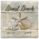 Brant Beach Triple Shells Grey Coaster Set