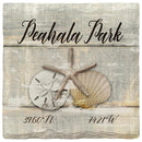 Peahala Park Triple Shells Grey Coaster Set