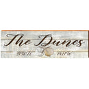 The Dunes Triple Shells Grey Latitude Longitude | Wall Art Print on Real Wood