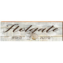Holgate Triple Shells Grey Latitude Longitude | Wall Art Print on Real Wood