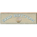 Ship Bottom Sea Shell Cream | Wall Art Print on Real Wood