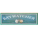 Baywatcher Triple Shells Water Latitude Longitude | Wall Art Print on Real Wood