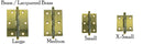 Solid Hinge, Heavy Duty