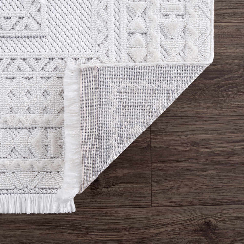 Alya Textured Medallion Fringed Rug - Limited Edition