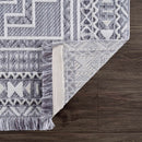 Alya 3D Saxony  with Fringes Area Rug - Clearance
