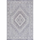 Alya 3D Saxony  with Fringes Area Rug - Clearance