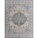Hiti Cream&Blue Washable Rug - Clearance