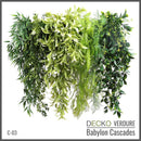 Artificial Hanging Plants - TROPICANA Collection (6 different plants) | DECKO Verdure Babylon Cascades