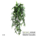 Artificial Hanging Plants - TROPICANA Collection (6 different plants) | DECKO Verdure Babylon Cascades