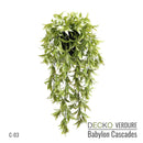 Artificial Hanging Plants - TROPICANA Collection (6 different plants) | DECKO Verdure Babylon Cascades