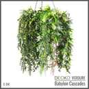Artificial Hanging Plants - JASMINE Collection (5 different plants) | DECKO Verdure Babylon Cascades