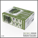 Artificial Hanging Plants - VIOLA Collection (6 different plants) | DECKO Verdure Babylon Cascades