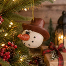 Cowboy Snowman Ornament | Bert Anderson Collection