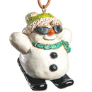 Skiing Snowman Ornament | Pack of 3 | Bert Anderson Collection
