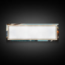 Midcentury Modern Architecture Painting Framed Canvas Print, Beautiful MCM House On Lake Tahoe, Livingroom Centerpiece Wall Art