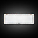 Cleveland Ohio Panoramic Wall Art Framed Canvas Print, Mid Century Modern Art, Pop Art Style, Travel Poster, Home Decor, Retro Style